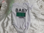 Baby Romper Baby 100% White 0-3months